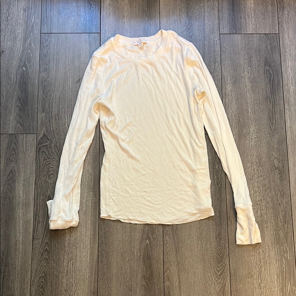 Spiritual Gangster Cream Long Sleeve Tee